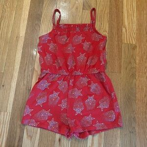 Red Star Romper Girl 5T